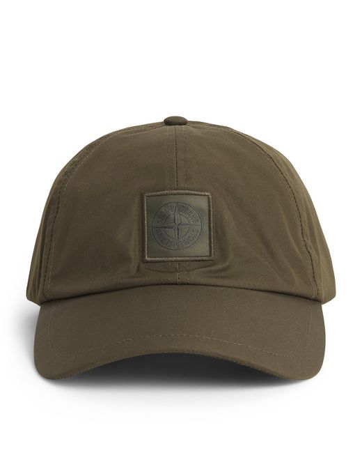 Stone Island Green Cotton Ghost Baseball Cap for men
