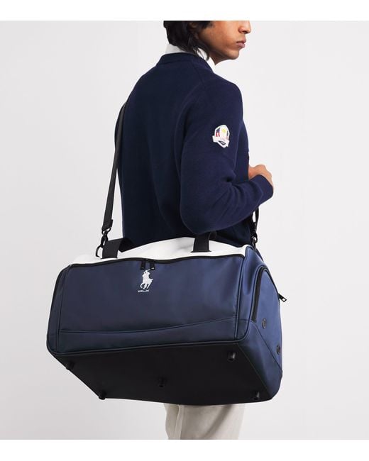 Ralph Lauren Blue Logo Golf Duffle Bag for men