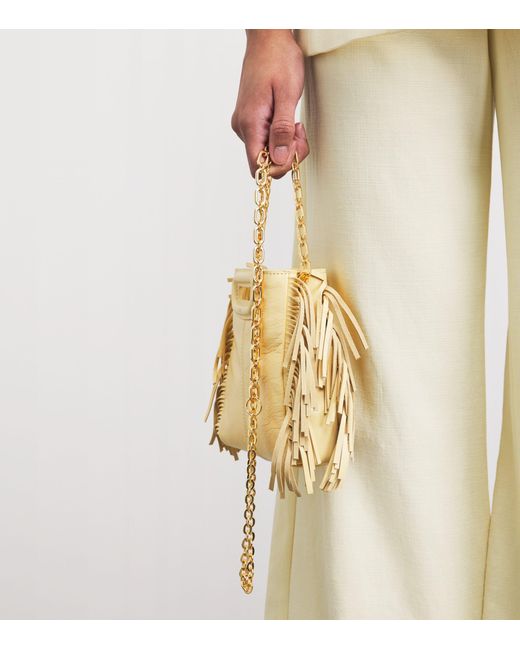 Maje Natural Tone Chain Shoulder Strap