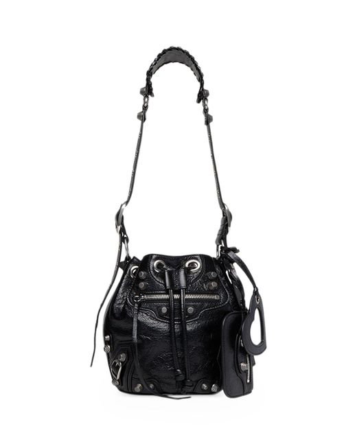 Balenciaga Leather Xs Le Cagole Bucket Bag in Black | Lyst Canada