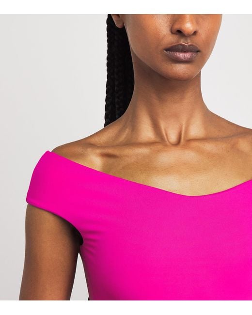 Taller Marmo Pink Pareo-Detail Romy Swimsuit
