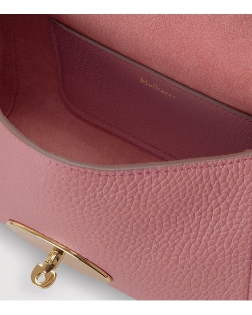Mulberry Purple Leather Lily Shoulder Bag