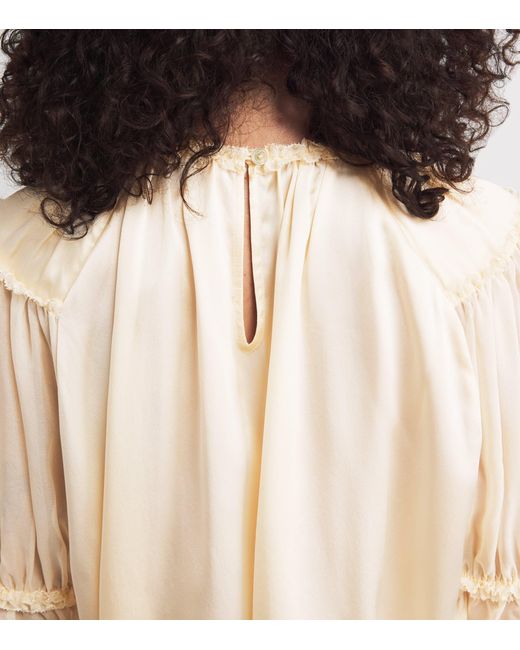 Ulla Johnson Natural Silk Alina Blouse