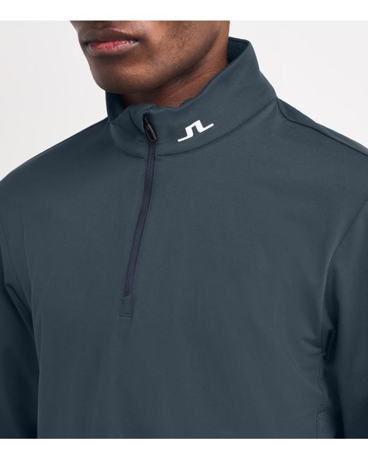 J.Lindeberg Blue Tour Tech Mid-Layer Sweater for men