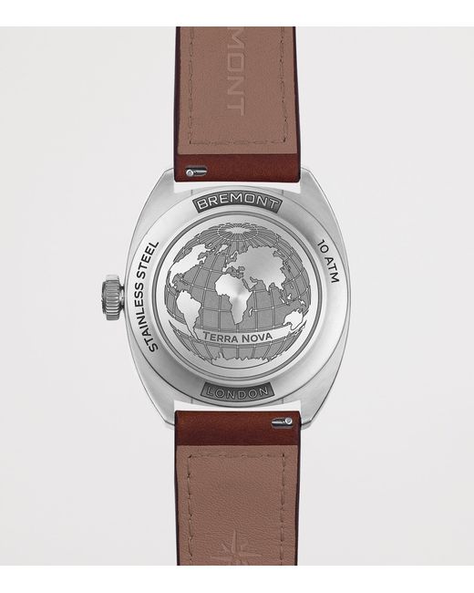 Bremont Green Stainless Steel And Leather Terra Nova Field Watch