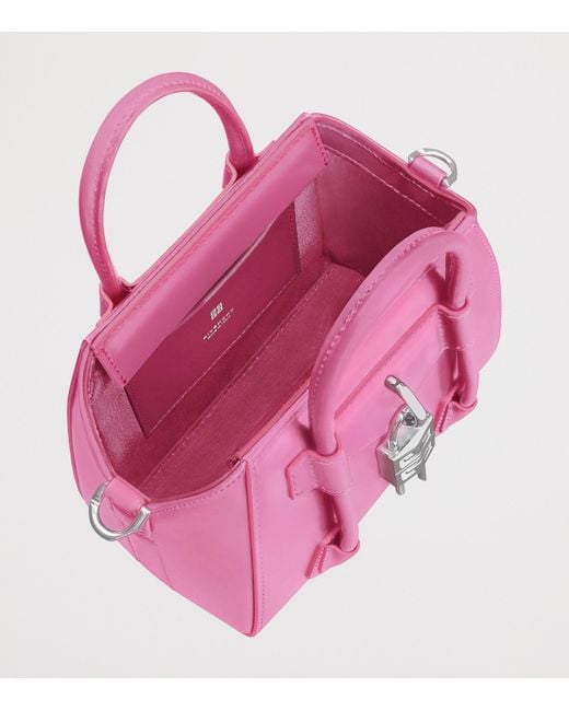 Givenchy Pink Leather Antigona Lock Toy Bag