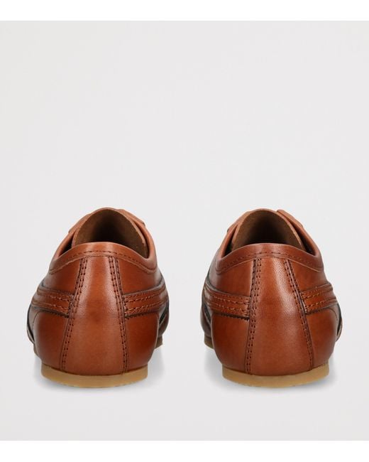 Dries Van Noten Brown Leather Dustin Sneakers