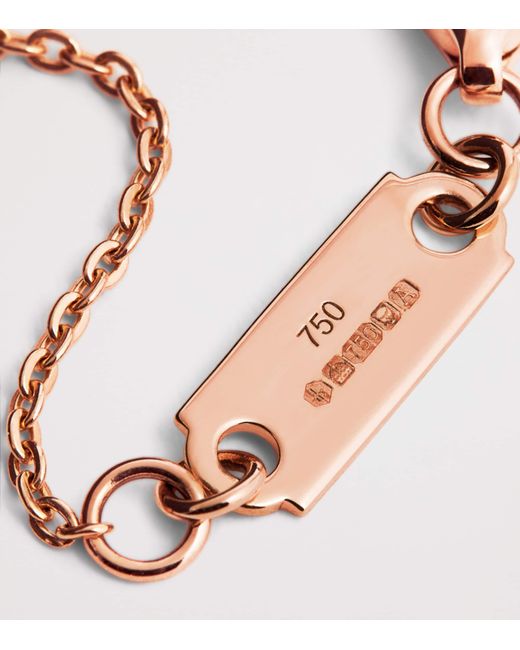 Harrods Metallic And Diamond Pendant Necklace