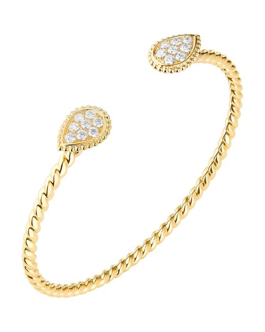 Boucheron Metallic Small And Diamond Serpent Bohème Motif Bracelet