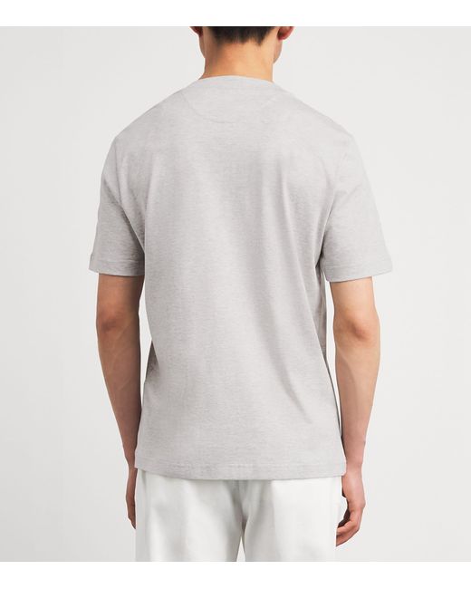 Eleventy White Cotton T-Shirt for men