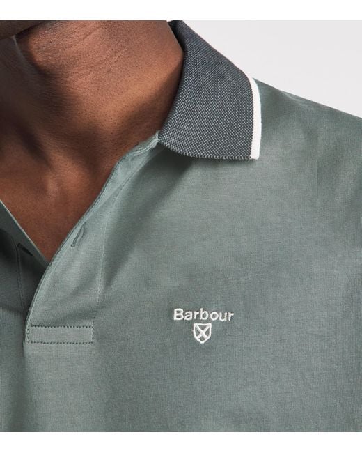 Barbour Gray Cornsay Polo Shirt for men