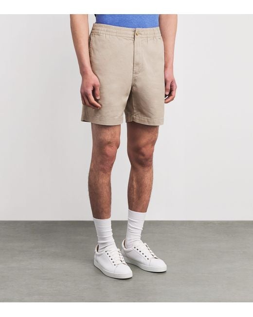 Polo Ralph Lauren Natural Stretch-Cotton Prepster Shorts for men