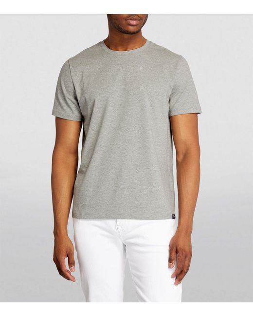 7 For All Mankind Cotton T-shirt in Gray for Men | Lyst