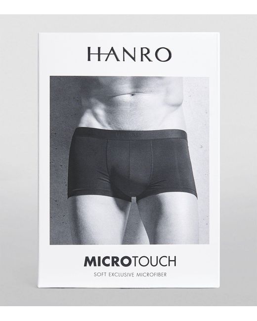 Hanro Gray Micro Touch Trunks for men