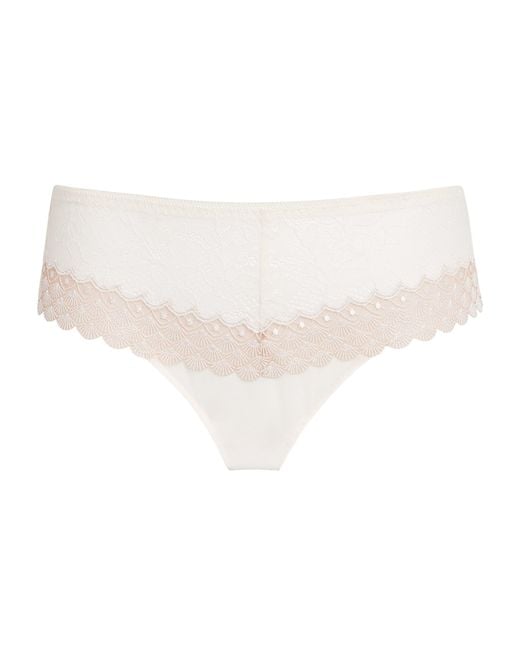 Simone Perele White Shorty Radieuse Brazilian Briefs