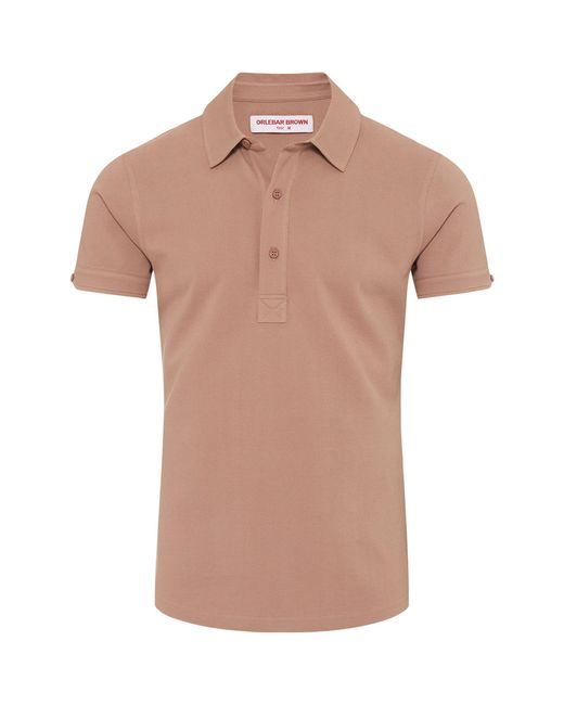 Orlebar Brown Pink Tailored Fit Sebastian Ii Polo Shirt for men