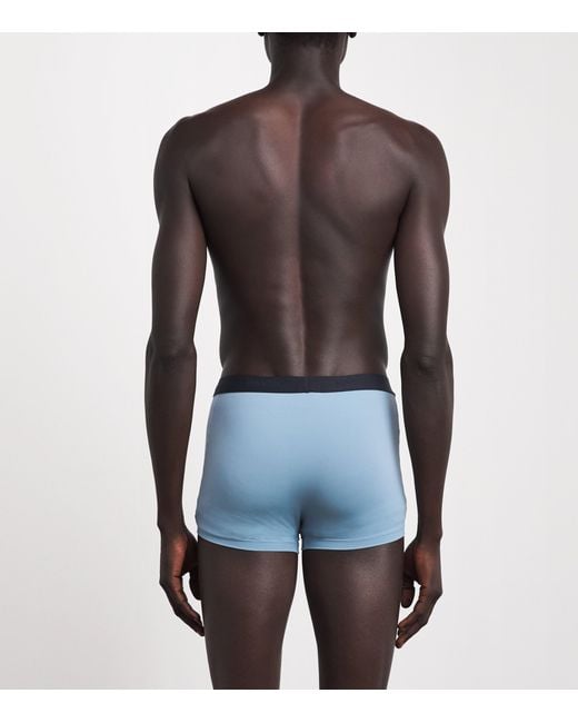 Hanro Blue Micro-Touch Boxer Briefs for men