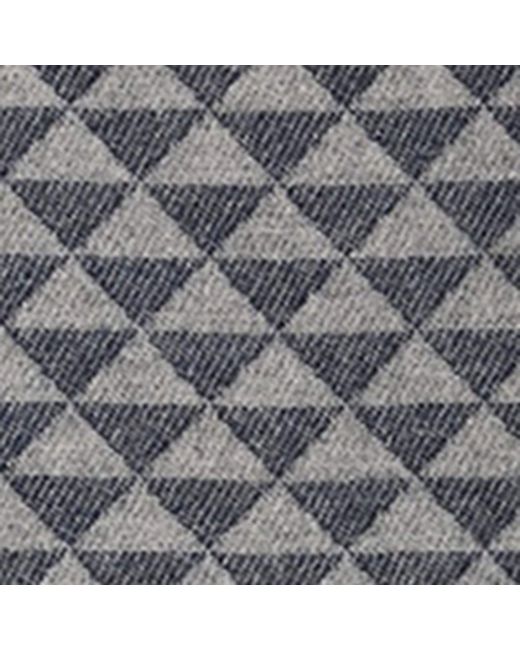Prada Gray Double Wool-Cashmere Symbole Scarf