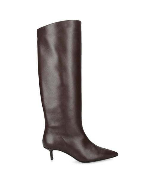 Staud Brown Leather Sebastian Boots 50
