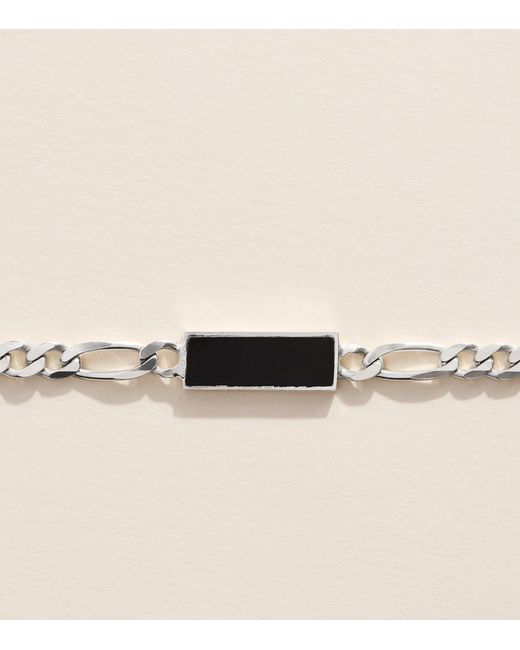 FYR Natural Sterling And Onyx Brother Bracelet for men