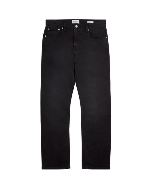 FRAME Black The Modern Straight Jeans for men