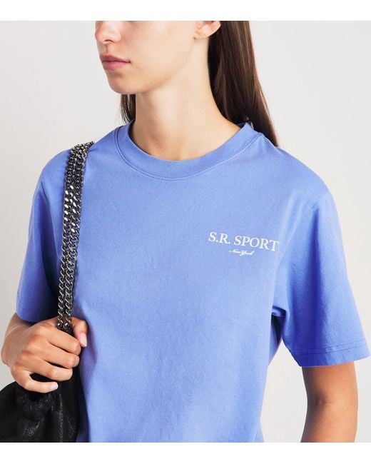 Sporty & Rich Blue Wimbledon T-Shirt