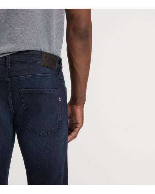 Boss Blue Delaware Slim Jeans for men