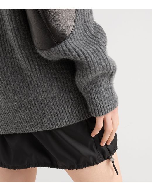 Prada Black Re-Nylon Mini Skirt