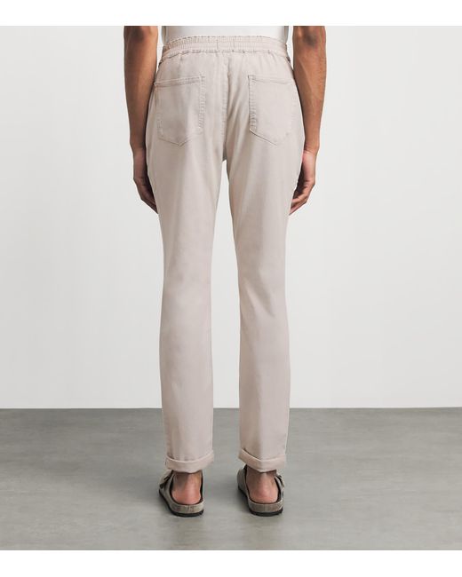 PAIGE Gray Drawstring Fraser Chinos for men