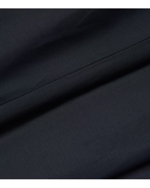 Max Mara Blue Cotton-blend Shirt Dress
