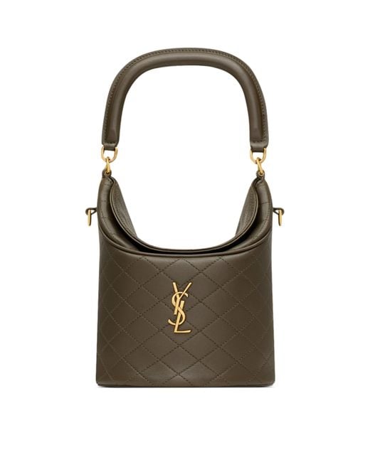 Saint Laurent Green Gaby Bucket Bag