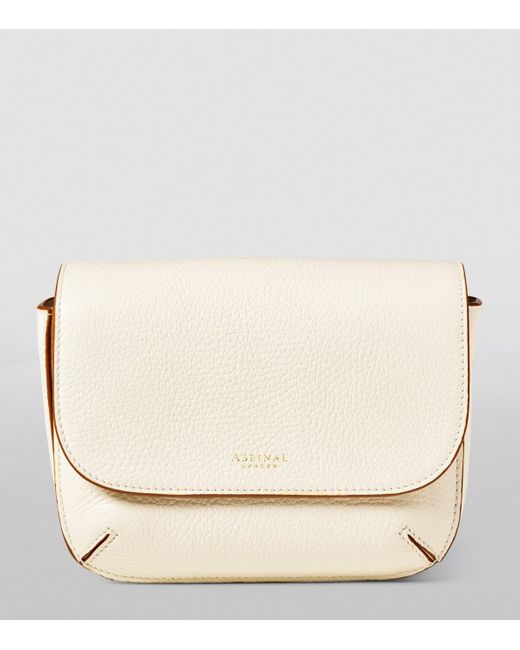 Aspinal Natural Leather Ella Cross-Body Bag