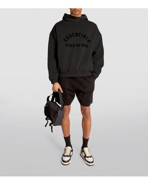 Fear Of God Black Double-layer Hoodie for men