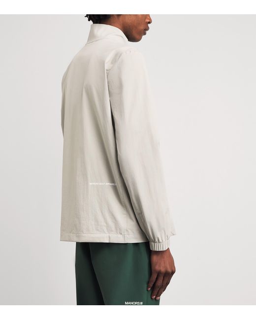 Manors White Lightweight Course Jacket for men