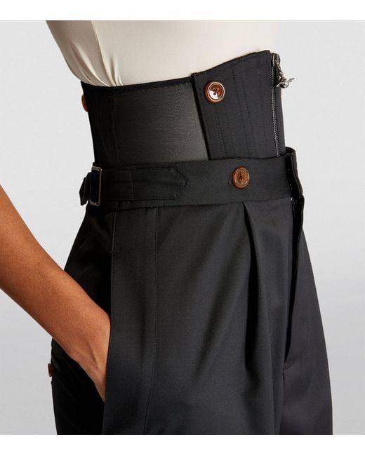 Vivienne Westwood Black Macca Corset Trousers
