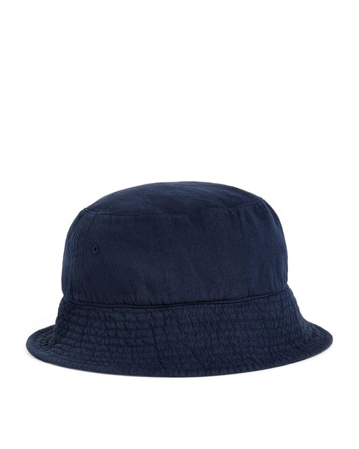 Polo Ralph Lauren Blue Linen Polo Bucket Hat