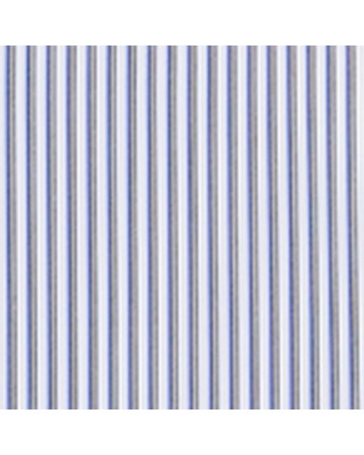 Saint Laurent Blue Cotton Short-Sleeve Cassandre Shirt for men