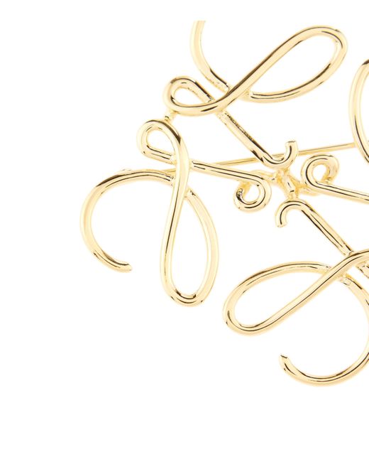 Loewe Metallic Anagram Brooch