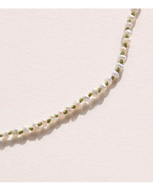 Hermina Athens Natural Freshwater Pearl Eye Pendant Necklace