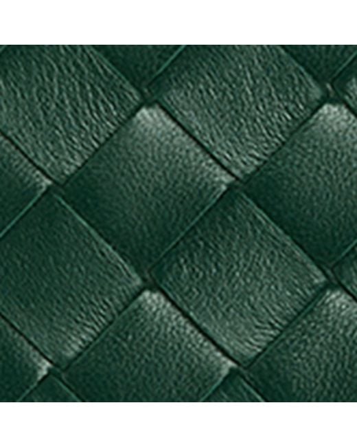 Bottega Veneta Green Small Leather Top-handle Clutch Bag