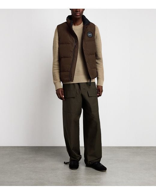 Canada Goose Brown Garson Puffer Gilet for men