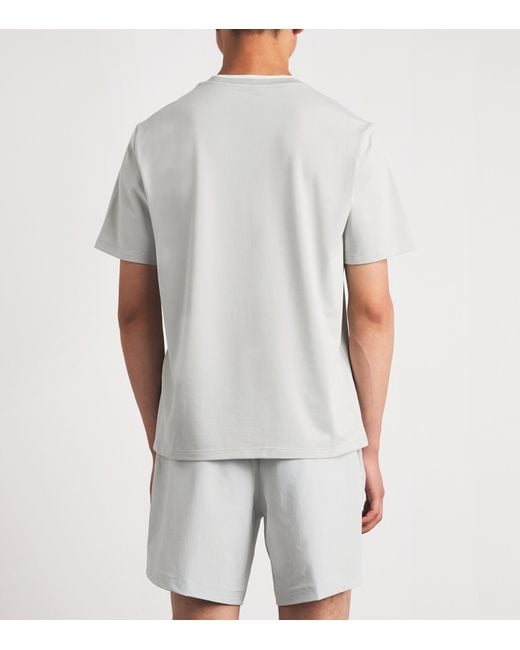 vuori White Logo Gamepoint T-Shirt for men