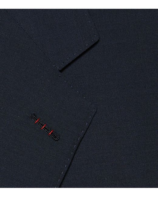 Gucci Blue Wool-blend Two-piece Suit for men