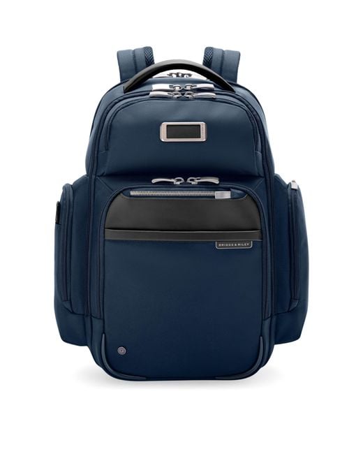 Briggs & Riley Blue Medium Cargo Backpack