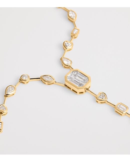SHAY White And Diamond Illusion Necklace