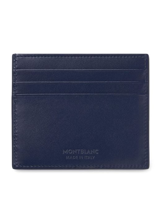 Montblanc Blue Meisterstück 6cc Card Holder