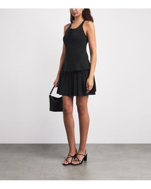 Claudie Pierlot Black Knitted Mini Dress
