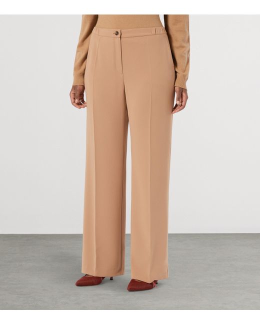 Marina Rinaldi Natural Cady Franz Straight Trousers