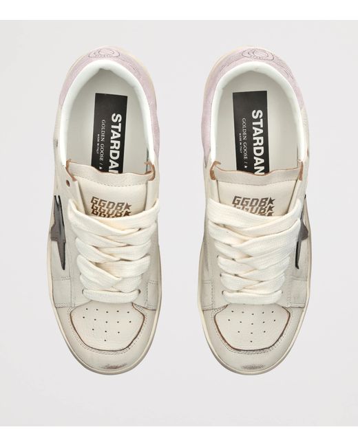 Golden Goose Deluxe Brand Natural Leather Stardan Sneakers