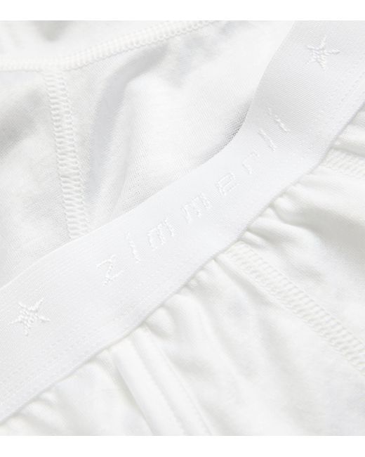 Zimmerli of Switzerland White 252 Royal Classic Boxer Briefs for men